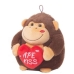 Bamse Gorilla Hjerte 22 cm