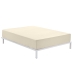 Lenzuolo con angoli Alexandra House Living Crema 180 x 190/200 cm