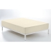 Lenzuolo con angoli Alexandra House Living Crema 90 x 190/200 cm