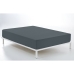 Lenzuolo con angoli Alexandra House Living Grigio 180 x 190/200 cm