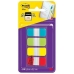 Conjunto de Notas Adesivas Post-it Index Multicolor 40 Folhas 15,8 x 38 mm (6 Unidades)