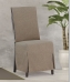 Stol deksel Eysa VALERIA Beige 40 x 135 x 45 cm 2 enheter