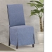 Housse de Chaise Eysa VALERIA Bleu 40 x 135 x 45 cm 2 Unités