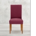 Housse de Chaise Eysa TROYA Bordeaux 50 x 55 x 50 cm 2 Unités