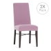 Stol deksel Eysa BRONX Rosa 50 x 55 x 50 cm 2 enheter