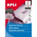 Клейкие этикетки Apli 1782 500 Листья 70 x 35 mm Белый