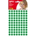 Stickers Apli Kids Gomets Groen Cirkelvormig (10 Stuks)