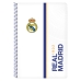 Rengasselkäinen kirja Real Madrid C.F. 512154066 Sininen Valkoinen A4