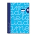 Cuaderno Lamela Azul Cuarto 5 Piezas 80 Hojas