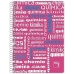 Notesbog Pacsa Multifarvet Pink Din A4 80 Ark 21,5 x 31,5 cm 4 Dele