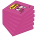 Haftnotizen Post-it Super Sticky Pink 76 x 76 mm 6 Stücke