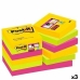 Conjunto de Notas Adesivas Post-it Super Sticky Multicolor 47,6 x 47,6 mm (3 Unidades)