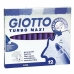 Sæt med Fiberpenne Giotto Turbo Maxi Violet (5 enheder)