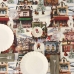 Pryskyřičný ubrus odolný vůči skvrnám Belum Christmas City 200 x 140 cm