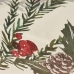 Nappe enduite antitache Belum Christmas Flowers Blanc Marron Rouge Vert 150 x 150 cm