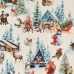 Fläckresistent bordsduk i harts Belum  Christmas Landscape Multicolour 300 x 150 cm