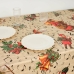 Tovaglia in resina antimacchia Belum Christmas Sheet Music Nero Rosso Verde Lino 300 x 150 cm