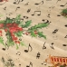 Fläckresistent bordsduk i harts Belum Christmas Sheet Music Svart Röd Grön linne 300 x 150 cm