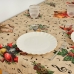 Nappe enduite antitache Belum Christmas Sheet Music Noir Rouge Vert Lin 100 x 150 cm