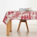 Fleckenabweisende geharzte Tischdecke Belum Christmas Toile Rot Leinen 250 x 140 cm