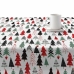 Stain-proof resined tablecloth Belum Laponia White Black Red Green 150 x 150 cm