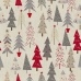 Fleckenabweisende geharzte Tischdecke Belum Merry Christmas Bunt 200 x 150 cm