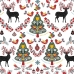 Vlekbestendig tafelkleed van hars Belum Merry Christmas Multicolour 250 x 150 cm