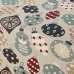 Stain-proof resined tablecloth Belum Merry Christmas Multicolour 150 x 150 cm