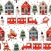 Față de masă din rășină rezistentă la pete Belum Merry Christmas Multicolor 300 x 150 cm