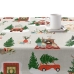 Fleckenabweisende geharzte Tischdecke Belum Merry Christmas 140 x 140 cm