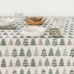 Stain-proof resined tablecloth Belum Merry Christmas Multicolour 150 x 150 cm