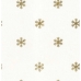 Toalha resinada antinódoas Belum Snowflakes Gold 140 x 140 cm