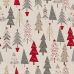 Dėmėms atspari derva dengta staltiesė Belum Merry Christmas 100 x 300 cm