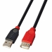 USB laidas LINDY 42817 Juoda 5 m