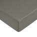 Fitted bottom sheet Decolores Liso Anthracite Dark grey 140 x 200 cm