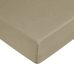 Fitted bottom sheet Decolores Liso Brown Double