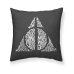 Housse de coussin Harry Potter Dealthy Hallows Noir Multicouleur 50 x 50 cm