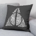 Cushion cover Harry Potter Dealthy Hallows Black Multicolour 50 x 50 cm