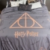 Κάλυψη παπλώματος Harry Potter Deathly Hallows Πολύχρωμο 175 Νήματα 200 x 200 cm Kρεβάτι 120