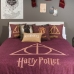 Husă de pilotă Harry Potter Deathly Hallows Multicolor 175 Fire 220 x 220 cm Pat 135/140