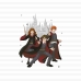 Bettdeckenbezug Harry Potter Team Bunt 175 Fäden 155 x 220 cm Einzelmatratze