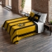 Nordický povlak Harry Potter Hufflepuff Vícebarevný 175 Nitě 200 x 200 cm Postel 120