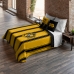 Покривало за одеяло Harry Potter Hufflepuff Жълт Черен 155 x 220 cm 90 легло