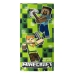 Brisača za na plažo Minecraft Zelena 100 % poliester 70 x 140 cm