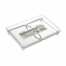 Suporte para Pratos Confortime Dobrável Transparente 31 x 22 x 16,8 cm (12 Unidades)