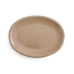 Serveerschaal Anaflor Vulcano Beige Keramisch 33 x 25 cm (9 Stuks)