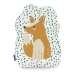 Kussen HappyFriday Moshi Moshi Multicolour Fox 40 x 30 cm