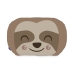 Μαξιλάρι HappyFriday Moshi Moshi Πολύχρωμο Αρκούδα-λινό 40 x 30 cm