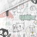 Bedspread (quilt) HappyFriday Moshi Moshi Multicolour 200 x 260 cm animals