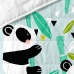 Couvre-lit HappyFriday Moshi Moshi Bleu 180 x 260 cm Ours Panda